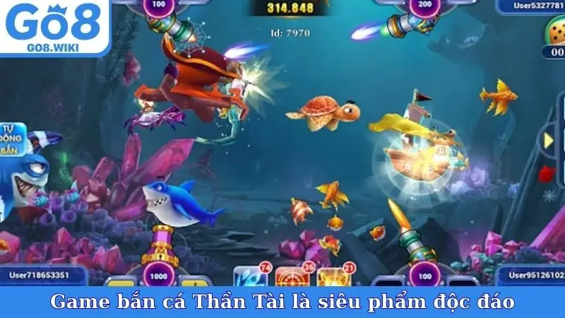 Game bắn cá Thần Tài là siêu phẩm độc đáo