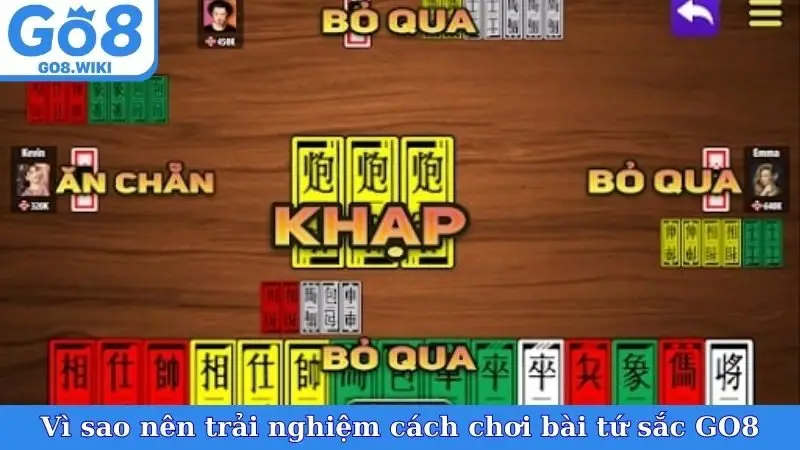 Vì sao nên trải nghiệm cách chơi bài tứ sắc GO8